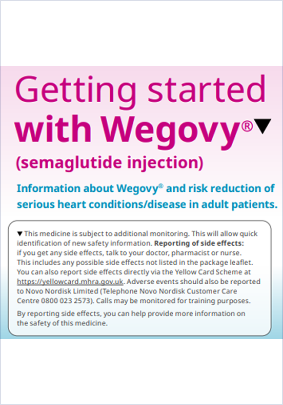 semaglutide patient information leaflet Wegovy®▽ (semaglutide injection) support materials